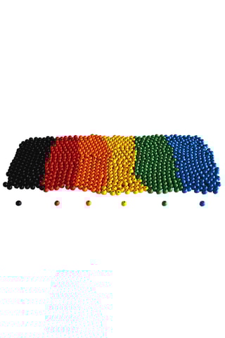 Perles en bois - 1000 pièces - Dès 3 ans