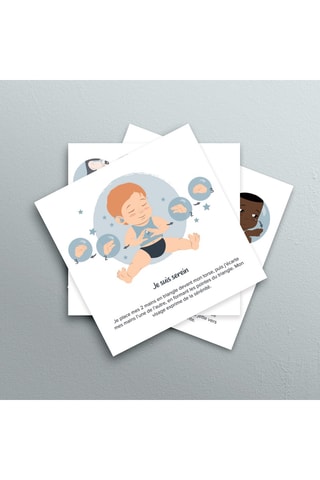 7 cartes Bébé signe Les Emotions - Dès 6 mois