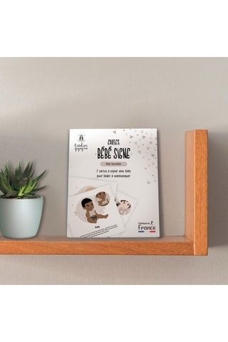 7 cartes Bébé signe Ma Famille - Dès 6 mois