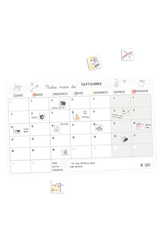 Organisateur familial - 46 x 29 cm