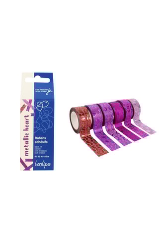 6 rubans adhésifs - 10 m