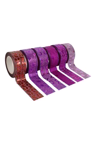 6 rubans adhésifs - 10 m