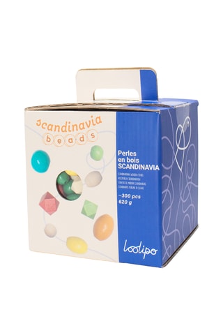 Perles en bois - 300 pièces - Dès 3 ans