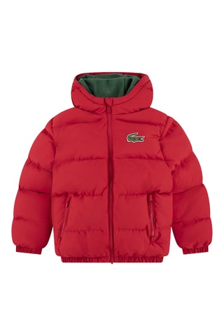 Doudoune à capuche - Rouge