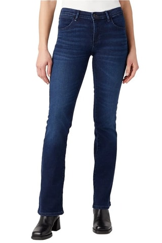 Bootcut Jeans Boot Fit - Wit en blauw