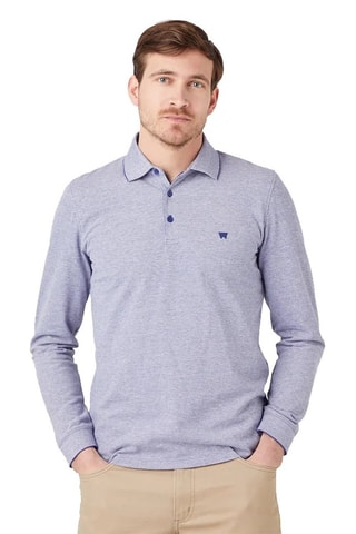 Polo - Wit, zwart en blauw