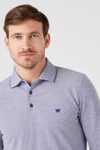 Polo - Wit, zwart en blauw