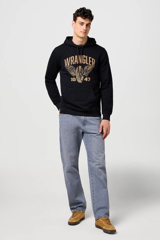 Sweater met Capuchon Americana - Beige en blauw