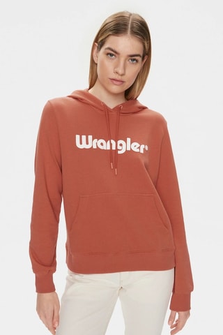 Sweater met Capuchon - Wit en oranje