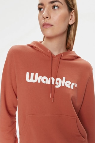 Sweater met Capuchon - Wit en oranje