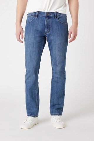 Jeans Regular Stone - Blauw en bruin