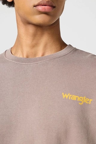 Sweater Crew - Beige en geel