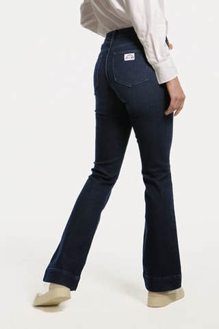 Jeans Flare American - Wit, rood en blauw