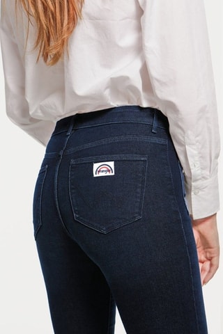 Jeans Flare American - Wit, rood en blauw