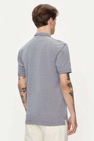 Polo - Wit, blauw en grijs