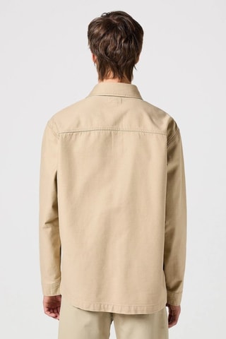 Jasje Shacket - Wit, beige en rood