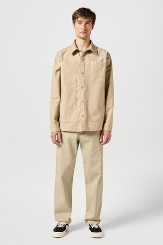 Jasje Shacket - Wit, beige en rood