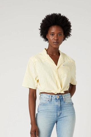 Geknoopte Blouse - Wit
