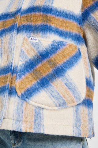 Wollen Jasje - Wit, blauw en bruin