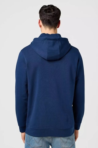 Sweater Relaxed Fit met Capuchon - Blauw