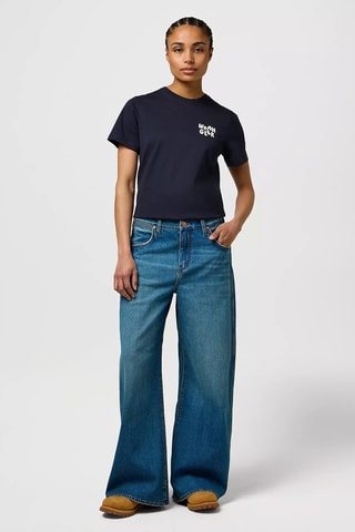 T-shirt Regular Fit - Blauw