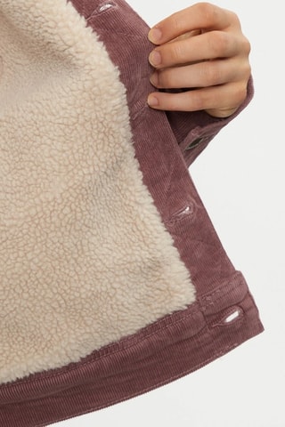 Velours Jasje Rider - Wit en roze