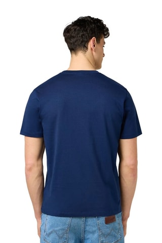 T-shirt Americana - Rood en blauw
