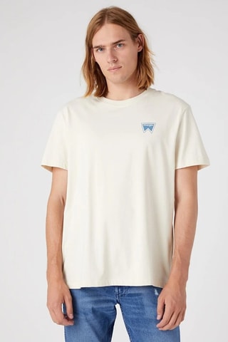 T-shirt - Wit, oranje en paars