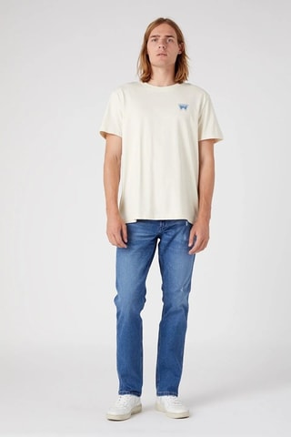 T-shirt - Wit, oranje en paars