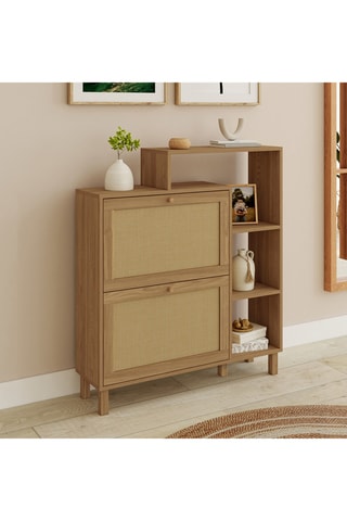 Scarpiera Erin 2 ante - 86,5 x 23,5 x 98,5 cm