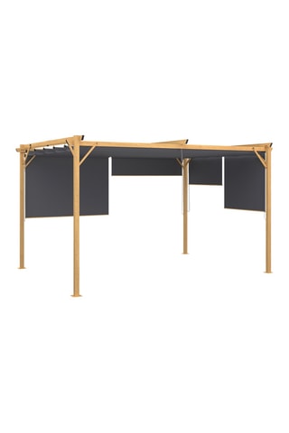 Pergola con tetto retrattile Marina - 3 x 4 m