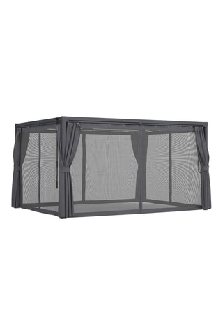 Pergola bioclimatica e 4 lamelle antizanzare  - 4 x 3 m