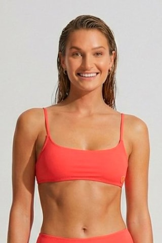 Sujetador de bikini Vahina - Rojo