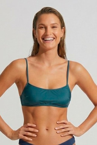 Sujetador de bikini Tina - Verde esmeralda