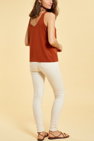 Camiseta de tirantes Vanina - Rojo teja