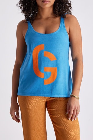 Camiseta de tirantes Debbie - Azul cobalto