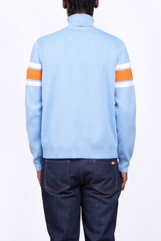 Jersey de lana Ellis - Celeste