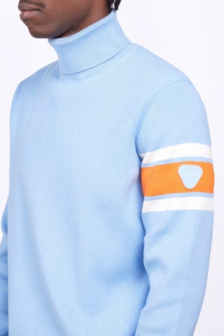 Jersey de lana Ellis - Celeste