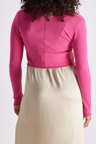 Cárdigan corto Roxanne - Rosa