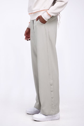 Pantalón de tiro alto unisex Ariane - Gris claro