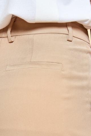 Pantalón de tiro alto Sylvie - Beige