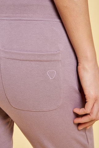 Pantalón de tiro alto Noemie - Violeta