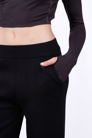 Pantalón de tiro alto Annie - Negro