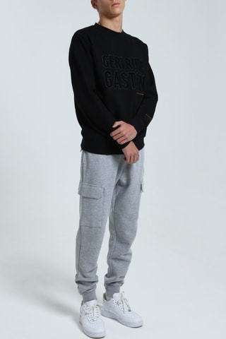 Jogging unisex Mario - Gris jaspeado