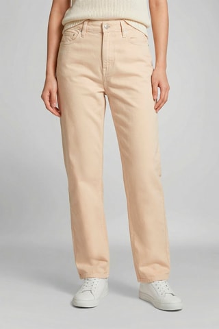 Pantalón de tiro alto Sandra - Beige