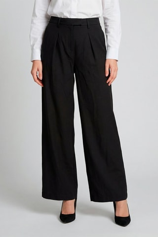 Pantalón de tiro alto Silvie - Negro
