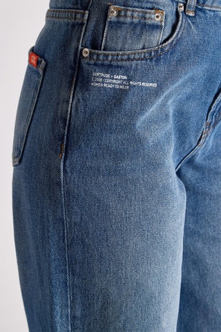 Jean taille haute Leana - Bleu