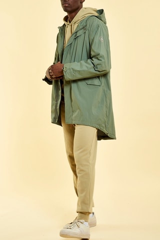 Parka con capucha unisex Gabriel - Verde oscuro