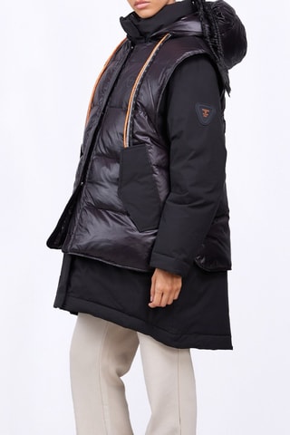 Parka reversible y chaleco Tracy - Negro