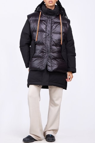 Parka reversible y chaleco Tracy - Negro